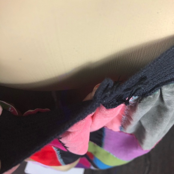 Vintage 1970โs Velvet Patchwork Maxi Skirt - Picture 10 of 11